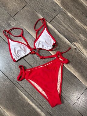Cupshe Women's Cherry Alluring Bikini